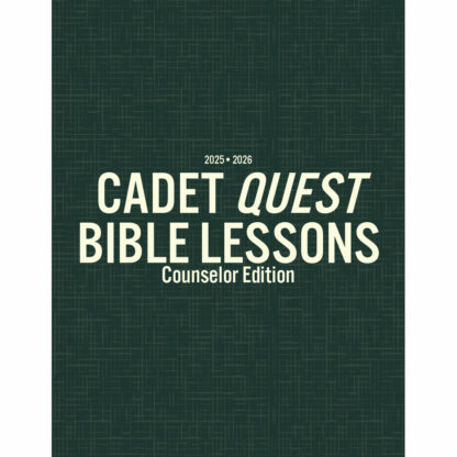 Quest Bible Lessons - Counselor Edition