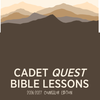 Quest Bible Lessons - Counselor Edition