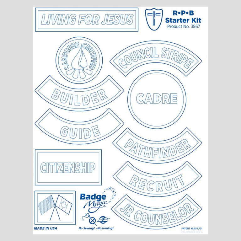 Badge Magic R•P•B Starter Kit Shop Cadets